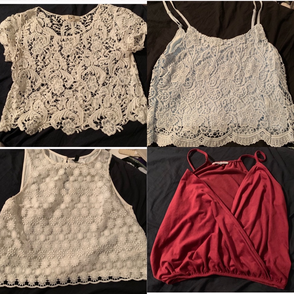 Set of 4 Crop Top